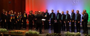 Der Kammerchor Schleiden wurde in Arnsberg erneut mit dem Titel „Meisterchor“ ausgezeichnet. Bild: Michael Gornig 