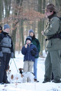 Beschauliche Winterwanderungen mit Ranger durch den Nationalpark Eifel. Bild: Nationalparkverwaltung Eifel