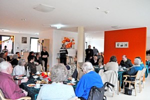 Hell und offen präsentieren sich die neuen Räume in der Seniorentagespflege. Bild: Carsten Düppengießer