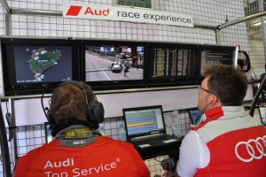 24-h-Rennen am Nürburgring mit dem zweiten Audi-Sieg von Phoenix Racing. Fahrer waren Haase, Winkelhock, Rene Rast und Chris Mamerow. (Foto: Reiner Züll)