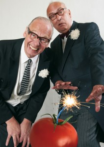 Seit 25 Jahren ein streitbares Kabarettisten-Paar: Rainer Pause und Norbert Alich alias „Fritz und Hermann“. Foto: Veranstalter