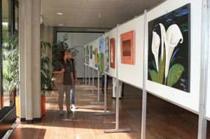 Beim traditionellen Herbstsalon verwandelt sich das Kreishaus in ein Kunstatelier. Foto: Medienzentrum Kreis Euskirchen