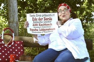Tante Erna lädt zum dritten Mal zum Kultur-Picknick ein. Bild: Jojo Ludwig/theater 1