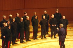 Unter der Leitung von Wanja Hlibka gastiert der Don Kosaken Chor in Steinfeld. Bild: Veranstalter