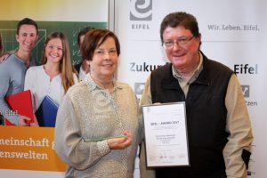 Harald Bardenhagen war der einzige Gewinner des Eifel Award, der nicht aus der Gastronomie stammt. Bild: Vogelsang IP