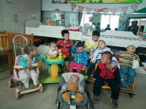 Kinder im Home of Charity in der chinesischen Provinz Shanxi. Foto: Verein „Kindern Leben geben“ 