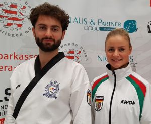 Jessica Rau und Triumf Beha waren auf der Deutschen Hochschulmeisterschaft in Jena erfolgreich. Privat/Taekwondo Club Schleiden