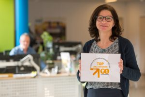 Freute sich über die erneute Auszeichnung zum TOP-Lokalversorger: ene-Vertriebsleiterin Sylwia Laß. Bild: Roman Hövel/ene