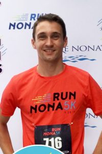 Timm Ody nahm erfolgreich am "5k Nona Run" in Florida teil. Bild: Privat