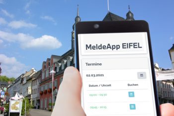 Mit der MeldeApp Eifel kann man seine Shpopping-Termine vorab buchen. Symbolbild: Eifel Tourismus GmbH