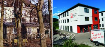 Die Gebäude haben sich geändert, der Einsatz der Caritas Eifel bleibt. Fotos: Arndt Krömer