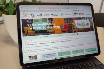 Der neue Online-Verschenk- und Tauschmarkt im Kreis Euskirchen schont Ressourcen und Klima und ist unkompliziert zu nutzen. Foto: K. Beuke / Kreisverwaltung
