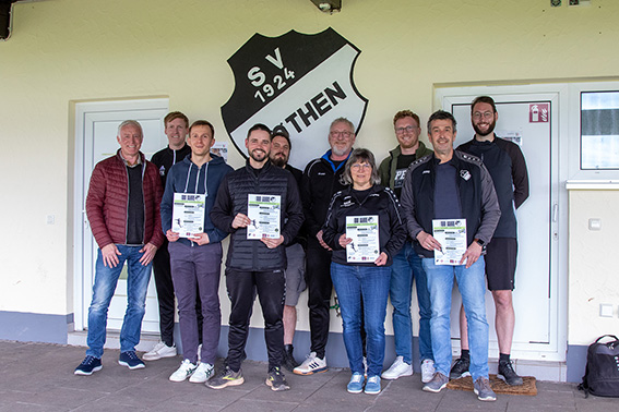 Das ehrenamtliche Team des SV Nöthen sorgt für Sport, Spaß und Zusammenhalt. Bild: Tameer Gunnar Eden/Eifeler Presse Agentur/epa
