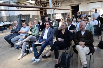 Die Pressekonferenz fand statt in der Shedhalle des LVR-Industriemuseums Tuchfabrik Müller in Kuchenheim. Bild: Michael Thalken/Eifeler Presse Agentur/epa