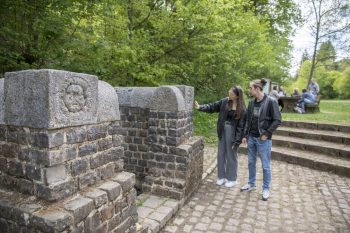 Am Grünen Pütz in Nettersheim kann man römische Technik erleben. Bild: Nordeifel Tourismus GmbH.