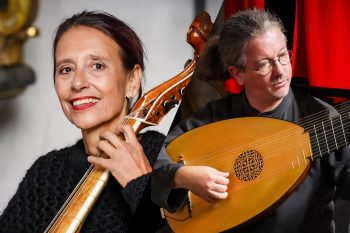 Sabine Weber (Viola da gamba) und Christoph Barth (Laute und Theorbe) vom Ensemble favori. Bild: Ensemble favori