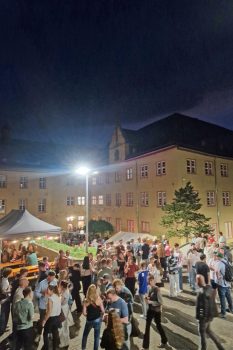 Bis in die späte Nacht hinein wurde gefeiert. Bild: Carolin Werschmann
