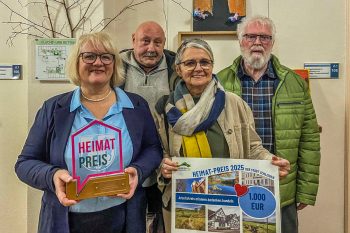 2025 erhielt der Gedenkverein "erinnern. bedenken. handeln" den Heimatpreis der Stadt Schleiden. Bild: ebh