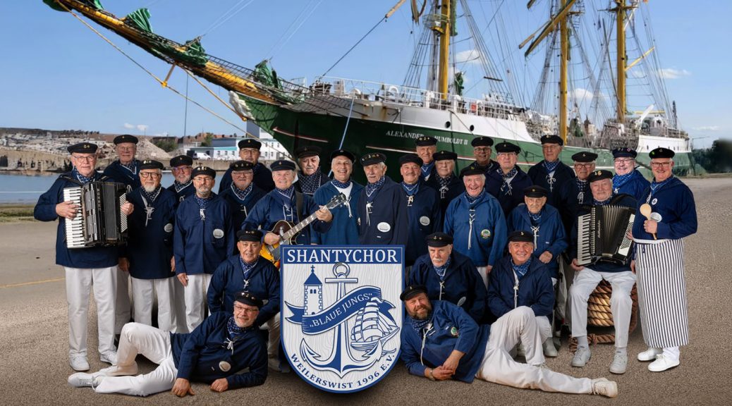 Der Shantychor "Blaue Jungs" aus Weilerswist feiert seinen 30. Geburtstag. Bild: Konrad Blotzheim
