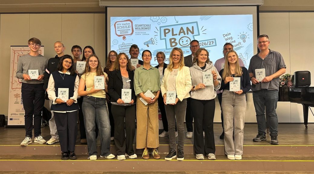 In der Gesamtschule Weilerswist wurde jetzt der neue Plan BO vorgestellt. Bild: Corinna Lawlor/Kreis Euskirchen