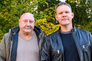 Die beiden Autoren Franz-Albert Heinen (links) und Bernd Pütz. Bild: Lydia Heinen