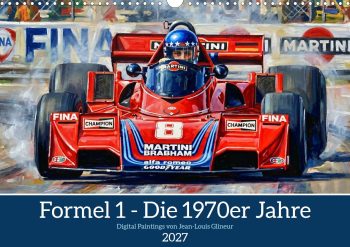 Der Formel 1 in den 1970er Jahren wurde ein eigener Kalneder gewidmet. Bild: Glineur