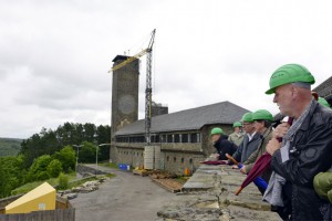 Besucher können sich jetzt über den Fortgang der Bauarbeiten in Vogelsang informieren. Bild: Roman Hövel/vogelsang ip