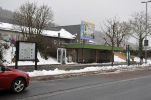 Der alte Busbahnhof im Kernort ist ab Montag Geschichte. Bild: Reiner Züll