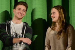 Vogelslam-Gewinner Oscar Malinowski und Elina Raddy begeisterten mit zeitkritischen Texten. Foto: privat